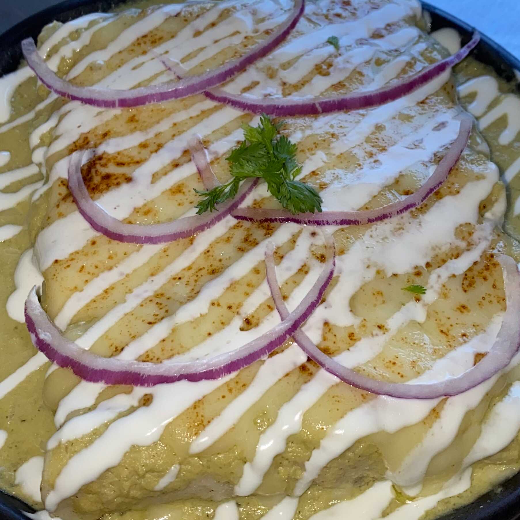 6pz  ENCHILADAS SUIZAS CREMOSAS