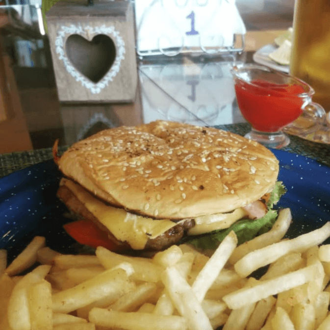 Hamburguesa Hawaiana
