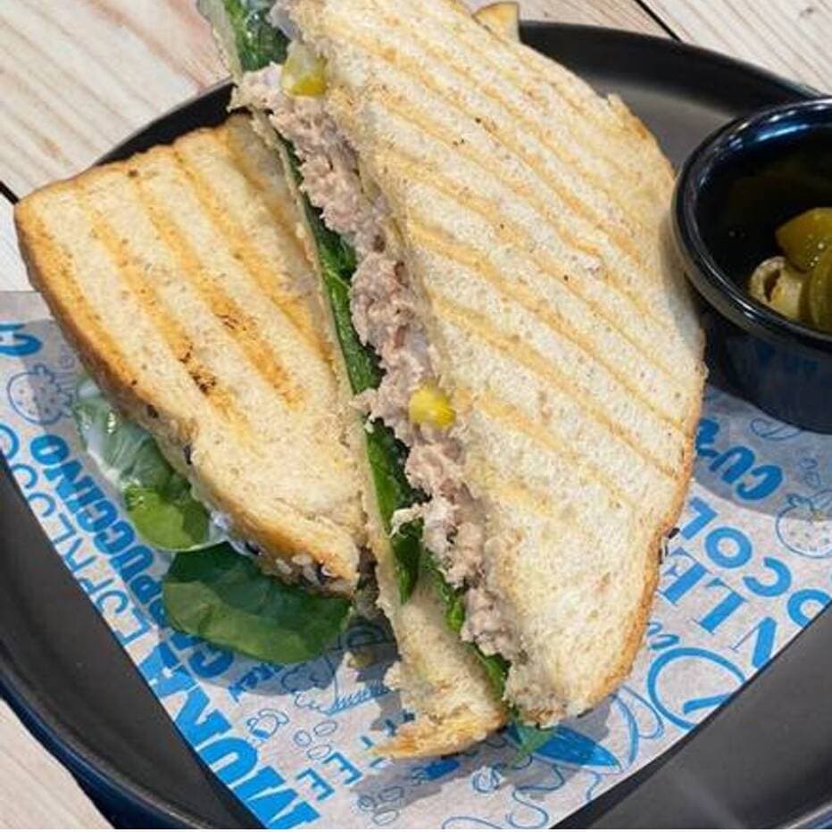 Sandwich de Atún y Espinacas