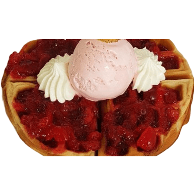 Waffle de frutos rojos