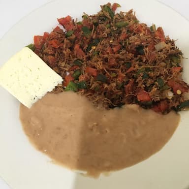 Machaca con verduras