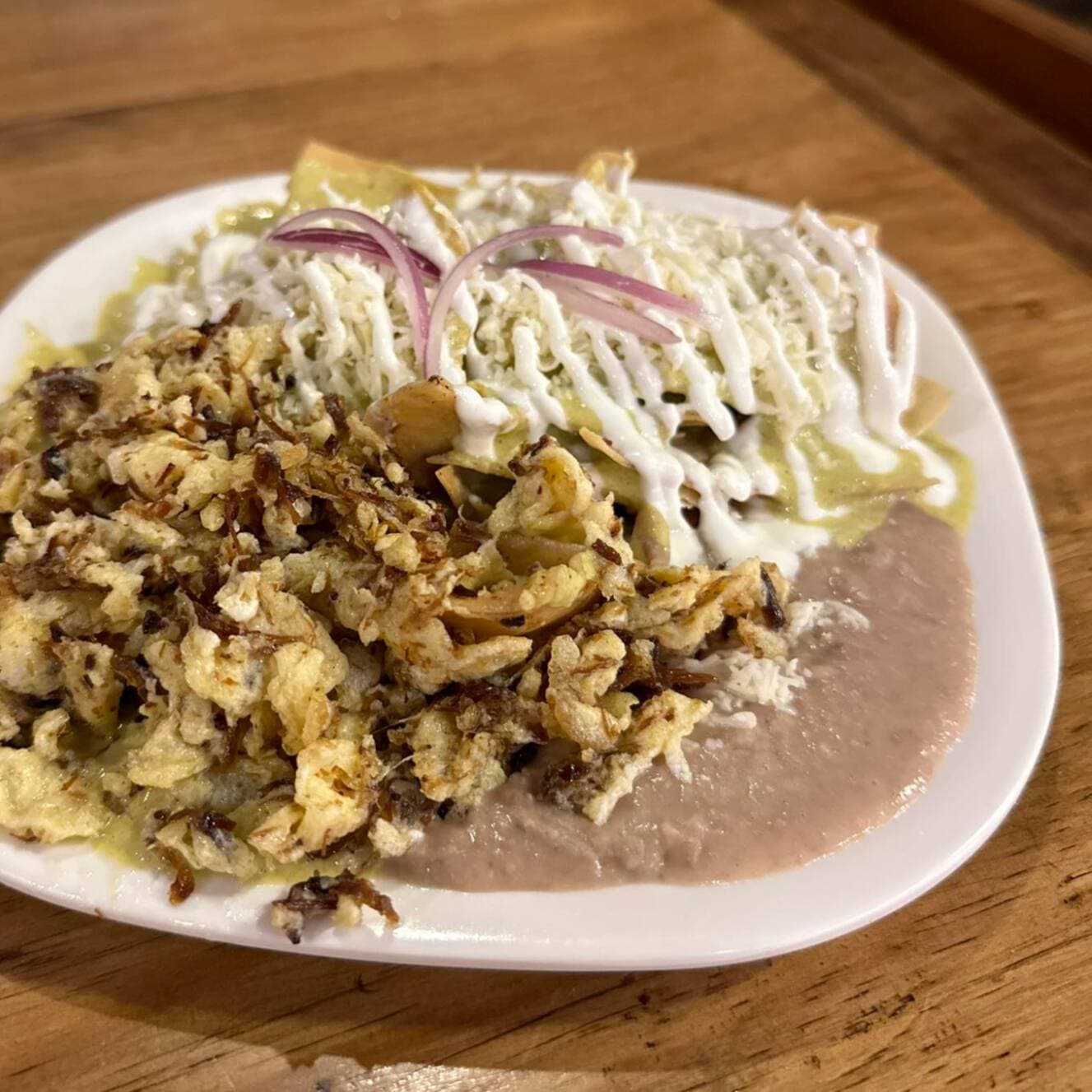 Chilaquiles con Machaca