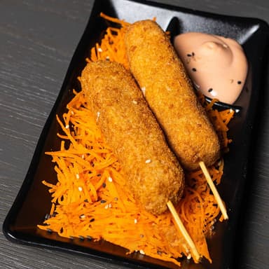 Brochetas Empanizadas  (Pollo)