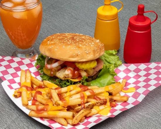 Hamburguesa Hawaiana