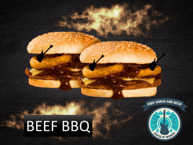 Hamburguesa Beef BBQ SIN papas! 🍔🍟