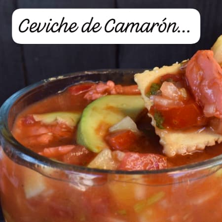 CEVICHE DE CAMARÓN