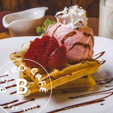 Waffles con Nieve