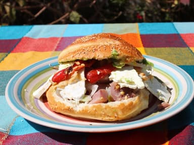 Cemita de Milanesa de Cerdo
