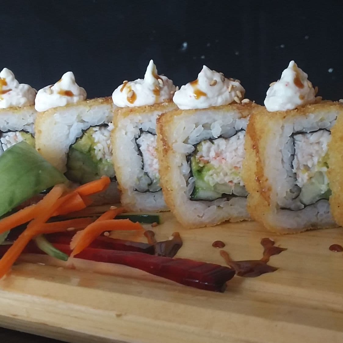 1 California Jaiba Roll Empanizado