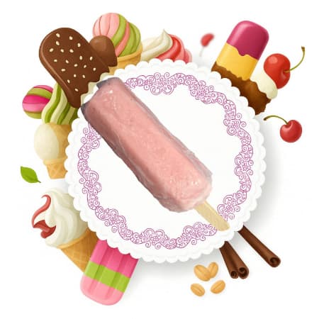 Paleta de Yogurth De Fresa