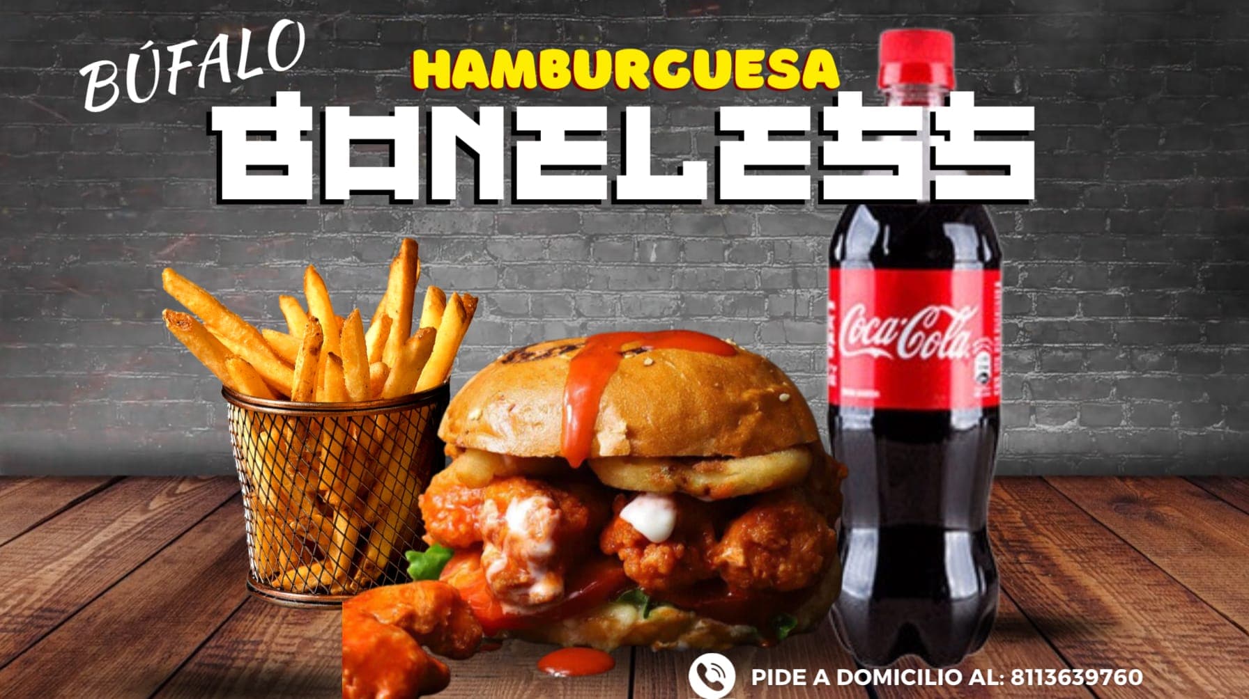 Hamburguesa Boneless Búfalo