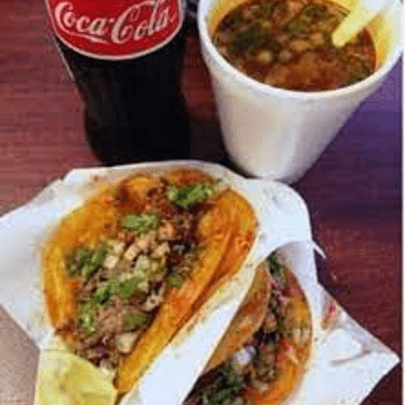 Paquete 3 Tacos + Consome + Bebida