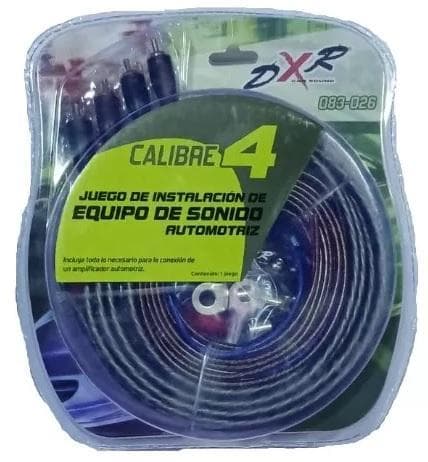 Kit De Instalacion De Equipo De Sonido Cal 4 Dxr