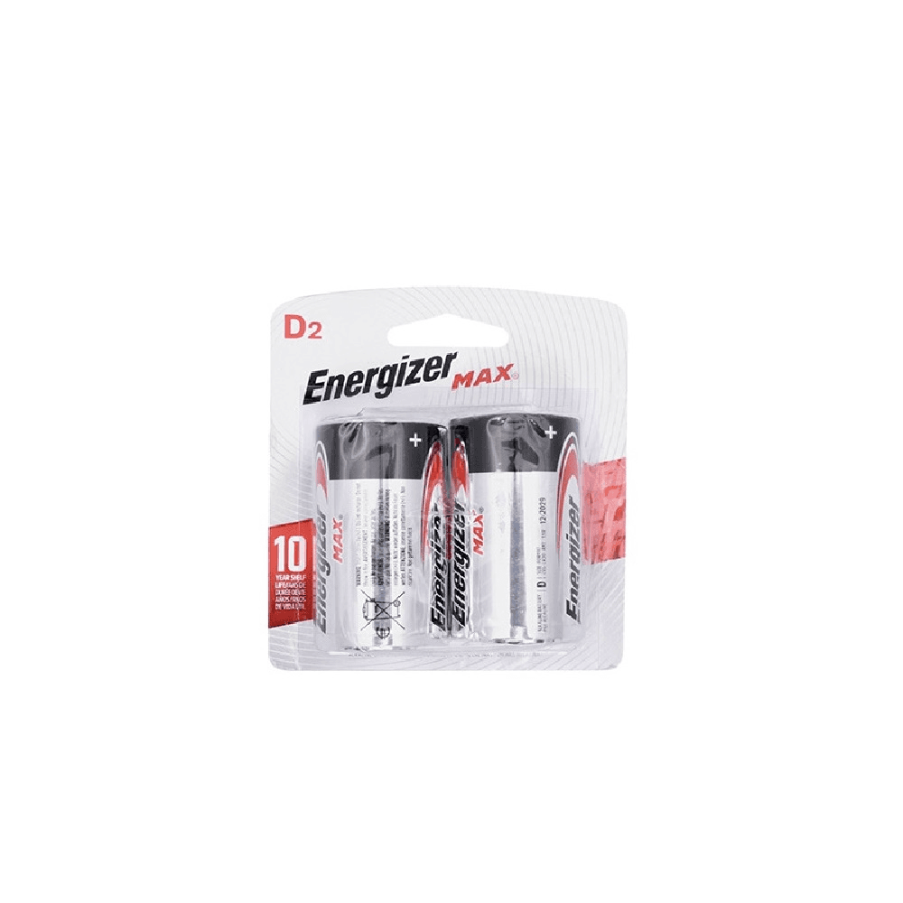 PILA ALCALINA D 2PZ E1/E95BP-2 ENERGIZER MAX *