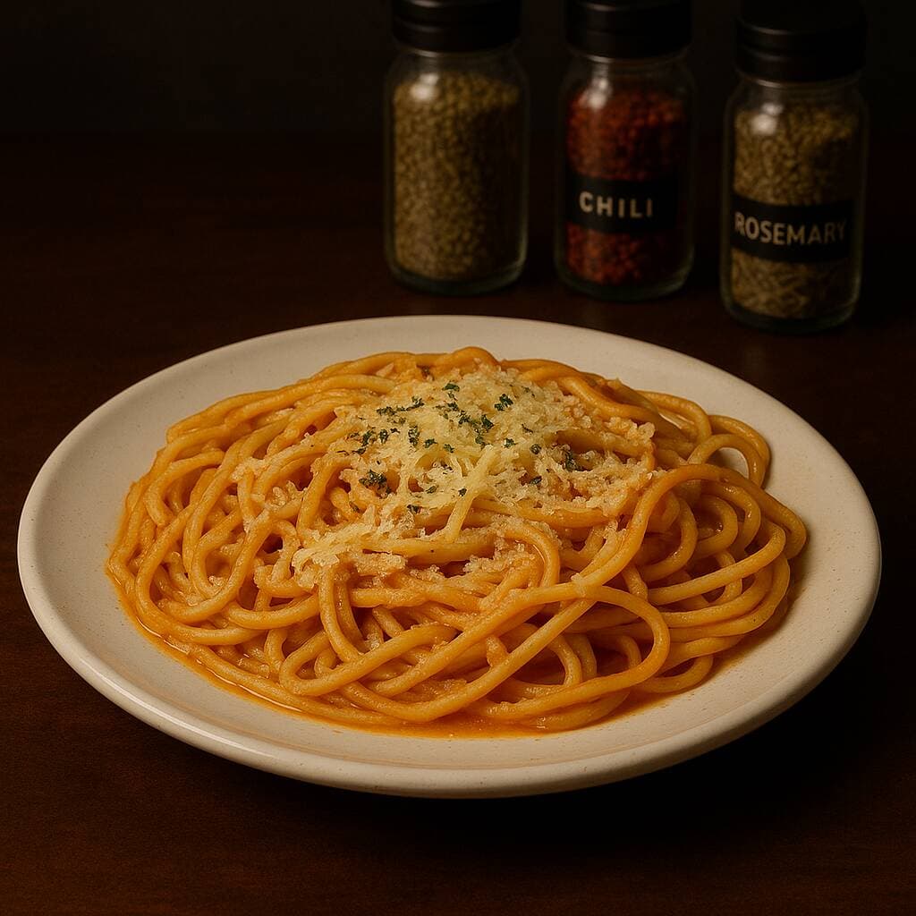 SPAGUETTI A LA ARRABIATA