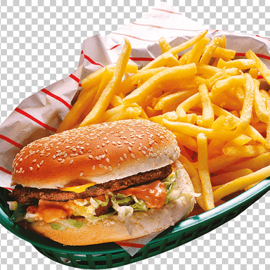 Combo Hamburguesa la Gorda con Papas