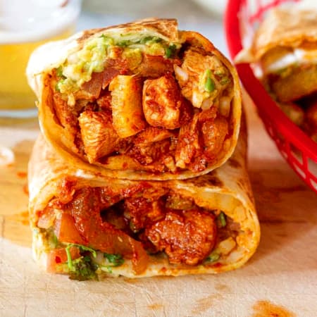Burrito de Carne al Pastor