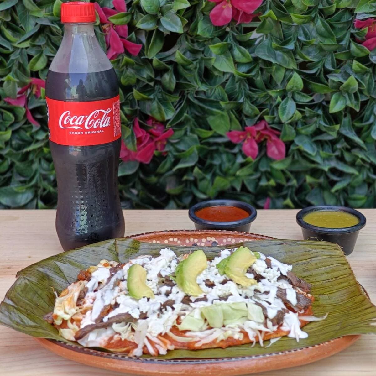 Combo Huarache 1 Pzas + 1 CocaCola Regular 600ml
