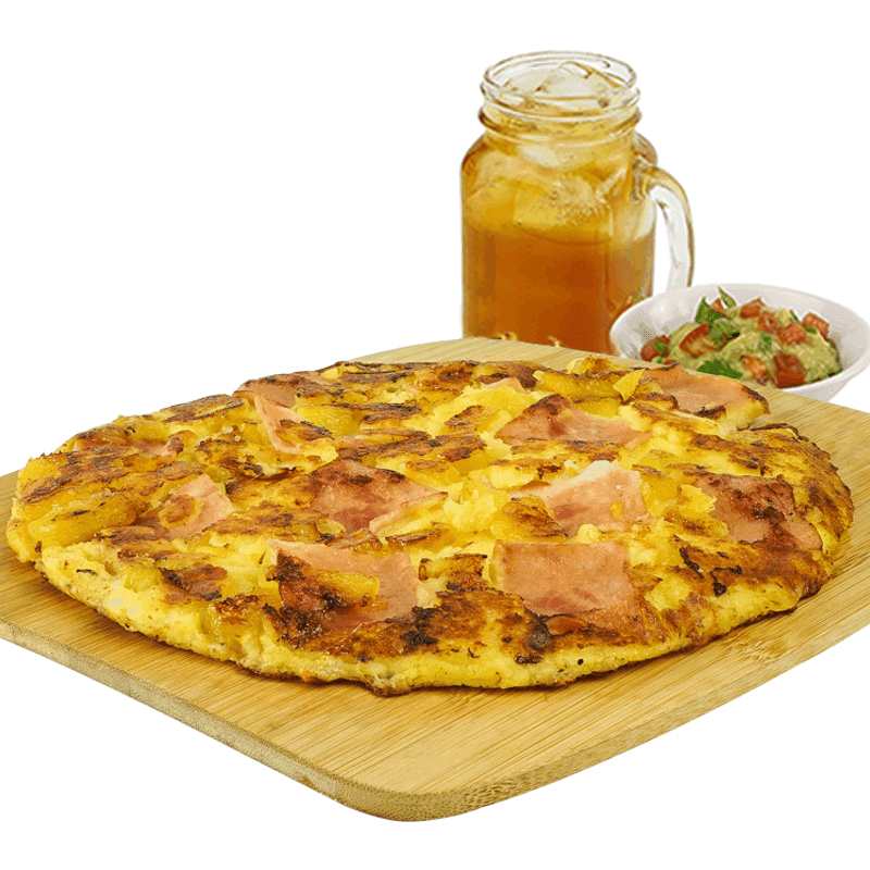 Combo Tortilla Rellena de Piña y Jamón