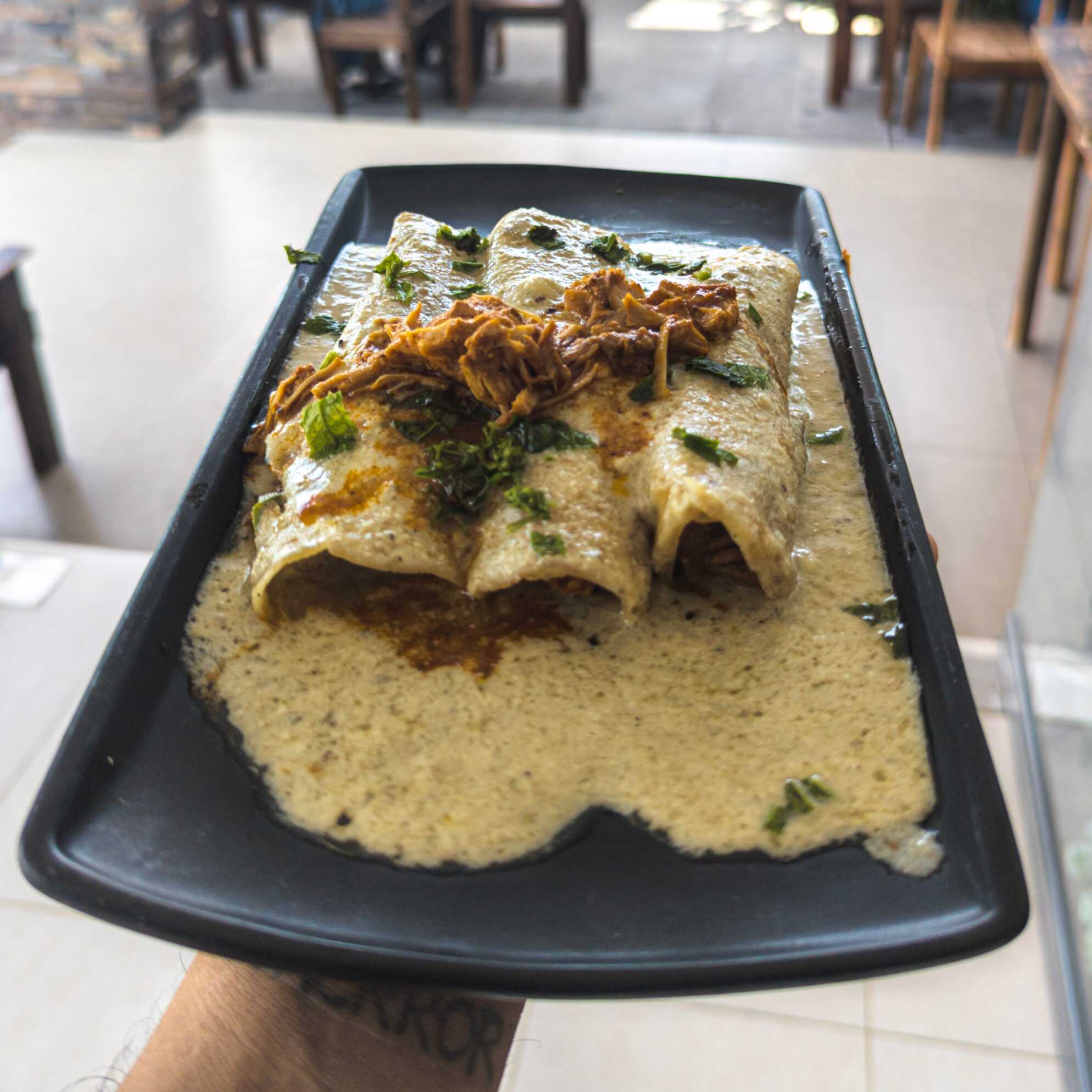 Papadzules Coli-Yuca