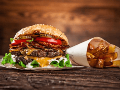 Hamburguesa Clásica+ Refresco