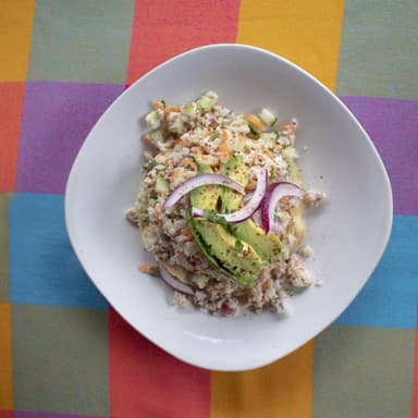 Tostada Ceviche de Pescado