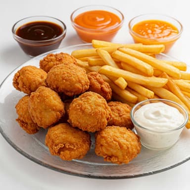 MEDIO KILO DE BONELESS Y BEBIDA