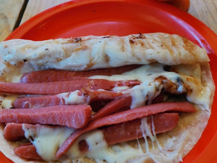 Quesadilla de Salchicha