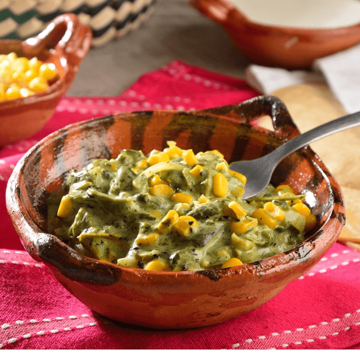 Guisados Rajas Con Crema