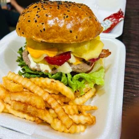 HAMBURGUESA DOBLE QUESO