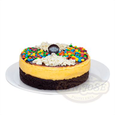 BROWNIE CHEESCAKE CON CHOCOLATES