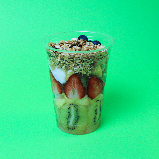 Parfait de yogurt y fruta