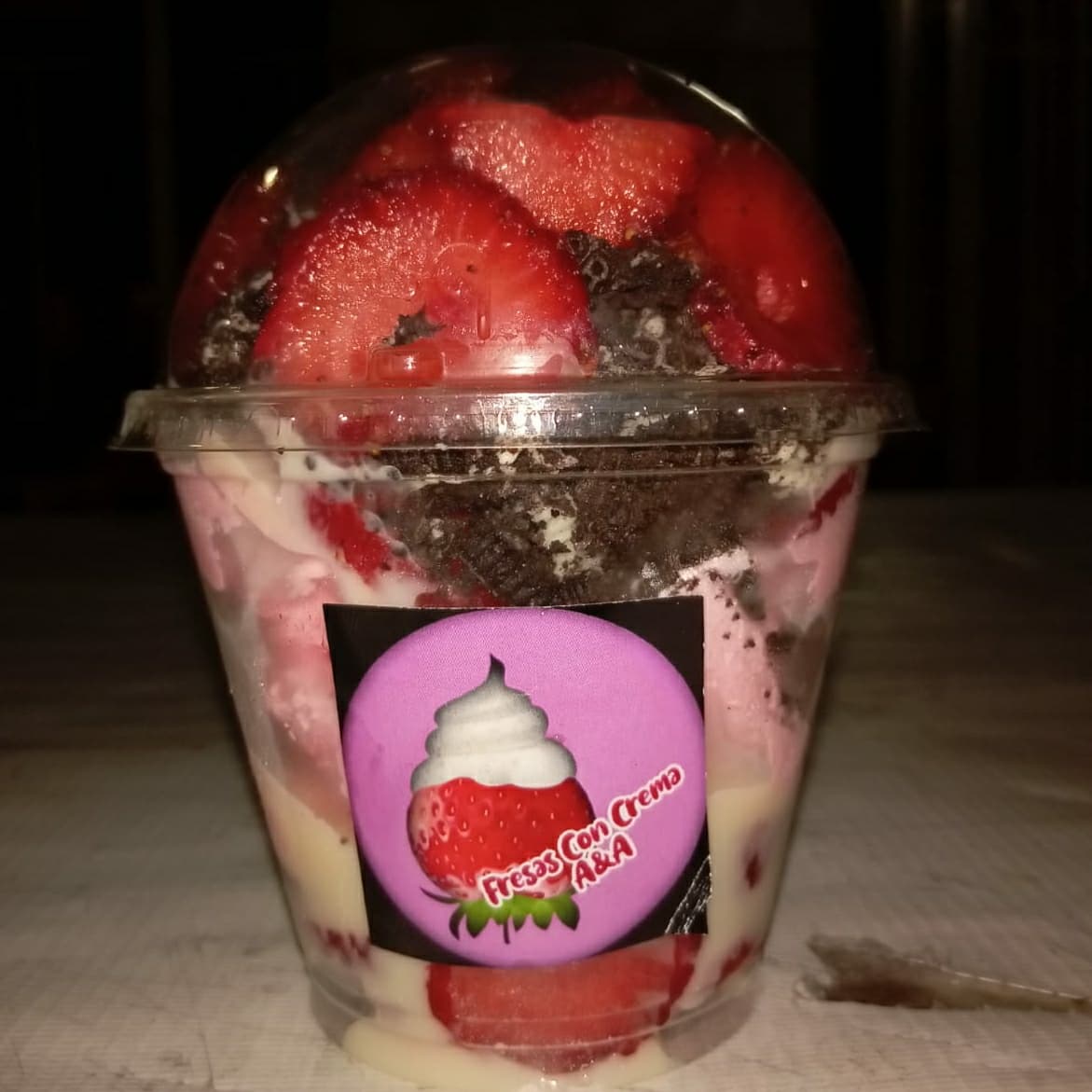 Fresas con Helado