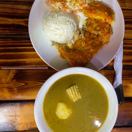 Sancocho en leña