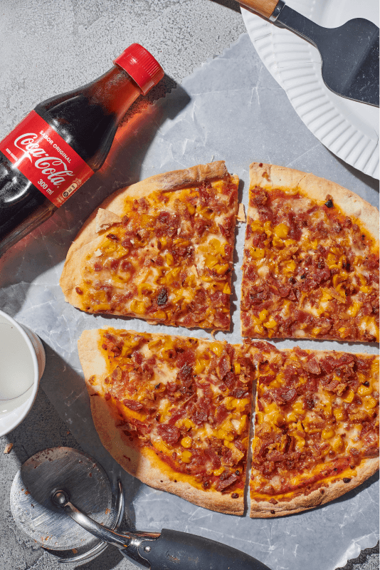 Pizza + Coca Cola