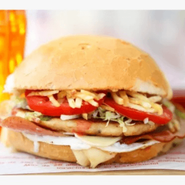 Sándwich de Milanesa con 2 Quesos y 3 Piñas