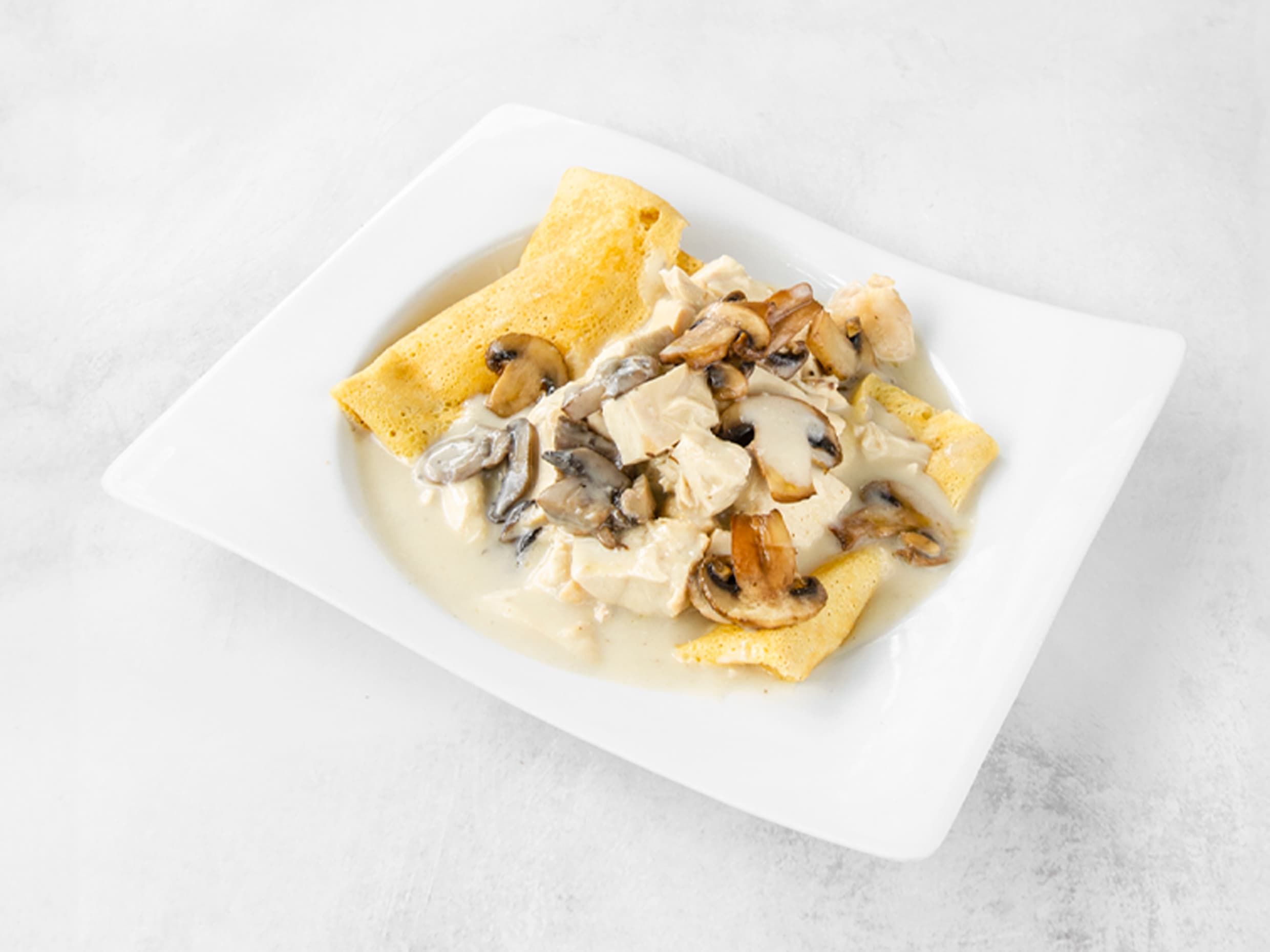 Pollo y Champiñones