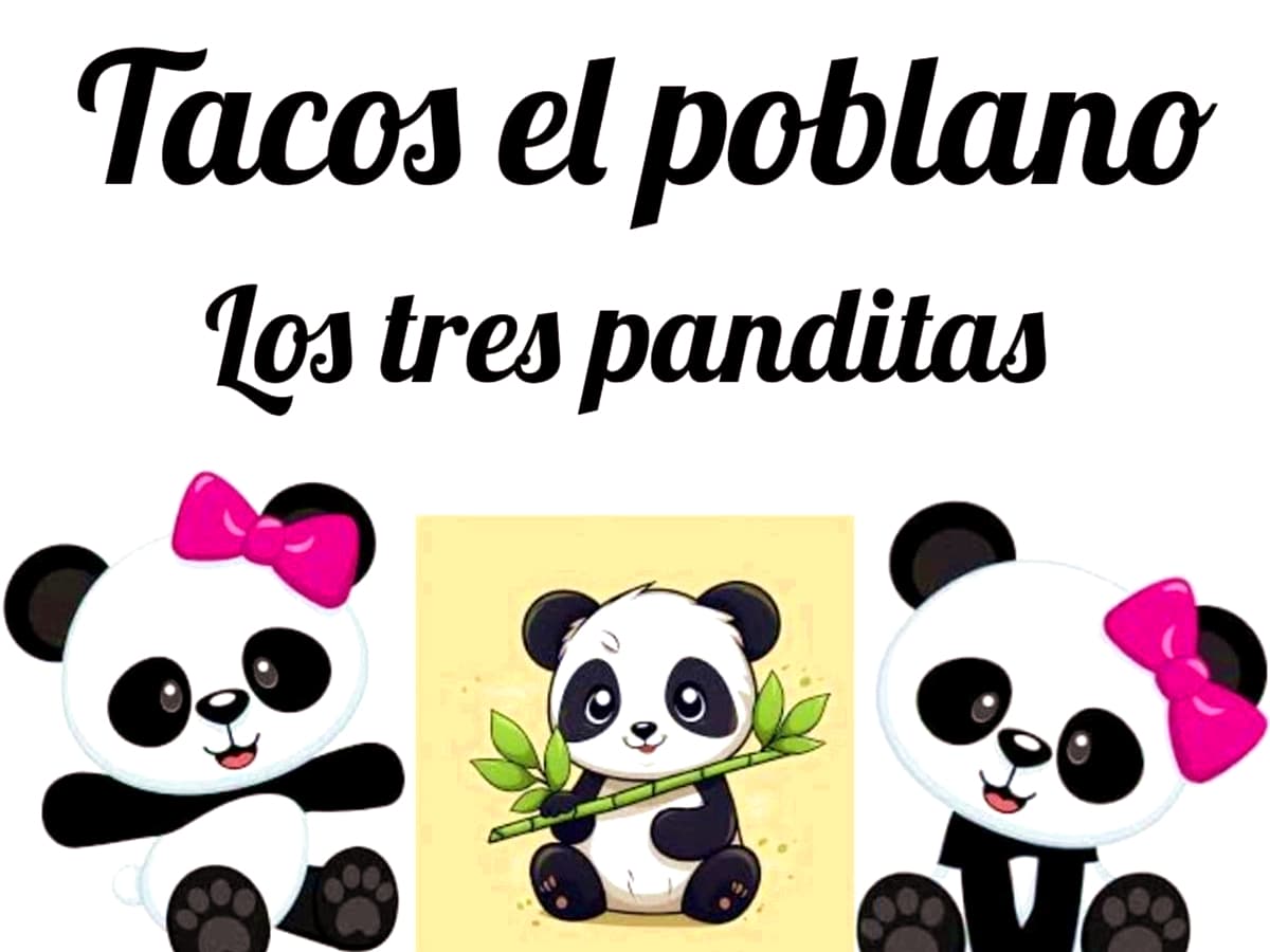 Tacos el poblano Los tres panditas