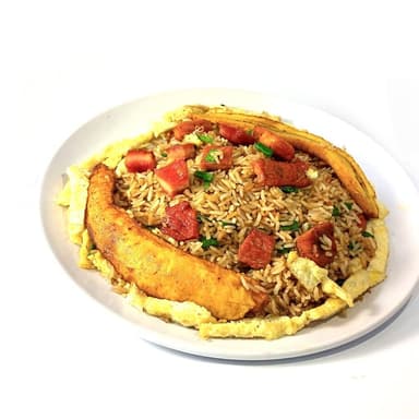 Chaufa Amazónico con Cecina
