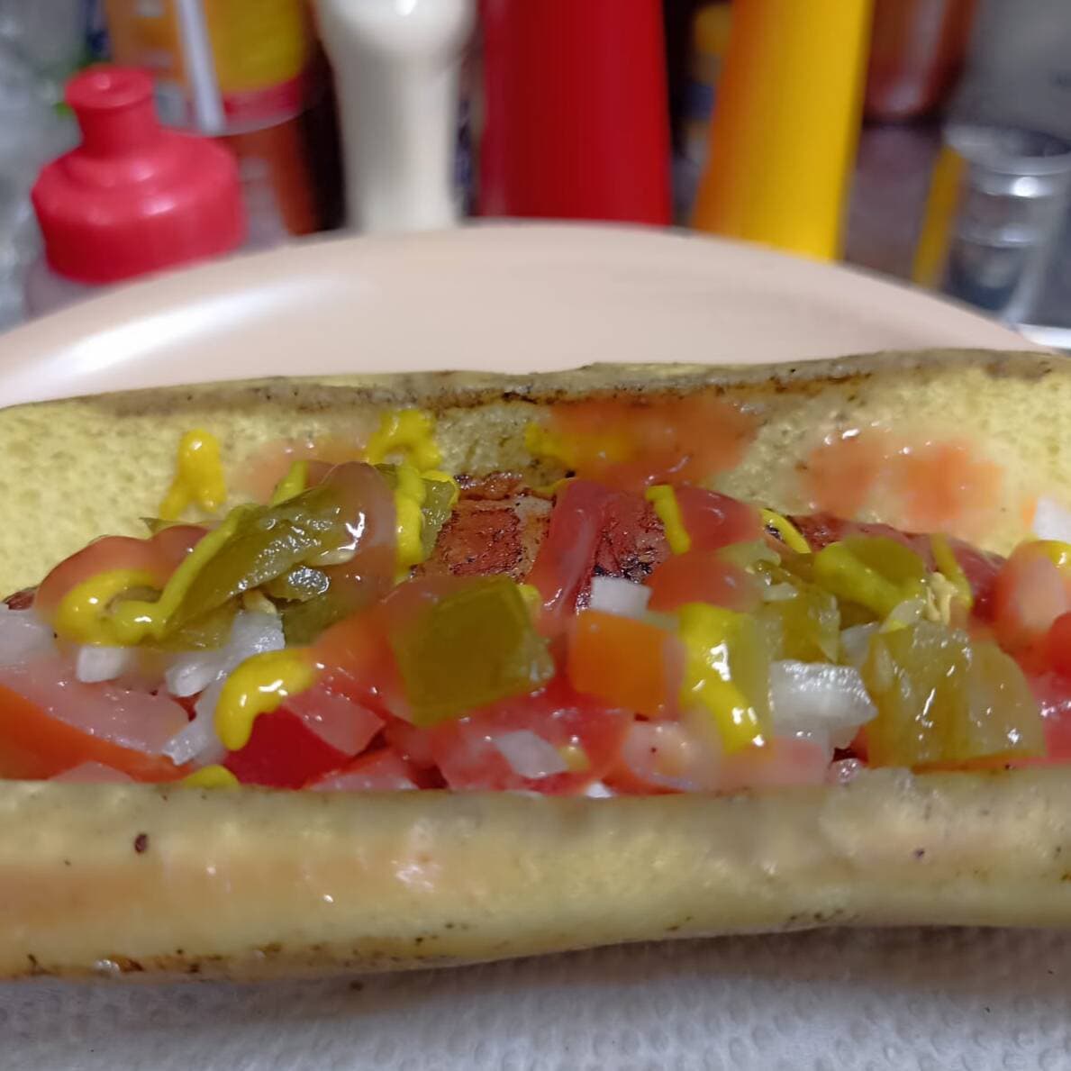 Hot Dog con Tocino