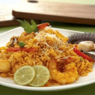 Menú : Arroz con Mariscos + Complemento