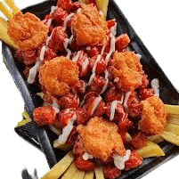 Salchipapas  Chi-Chi  de Camarón