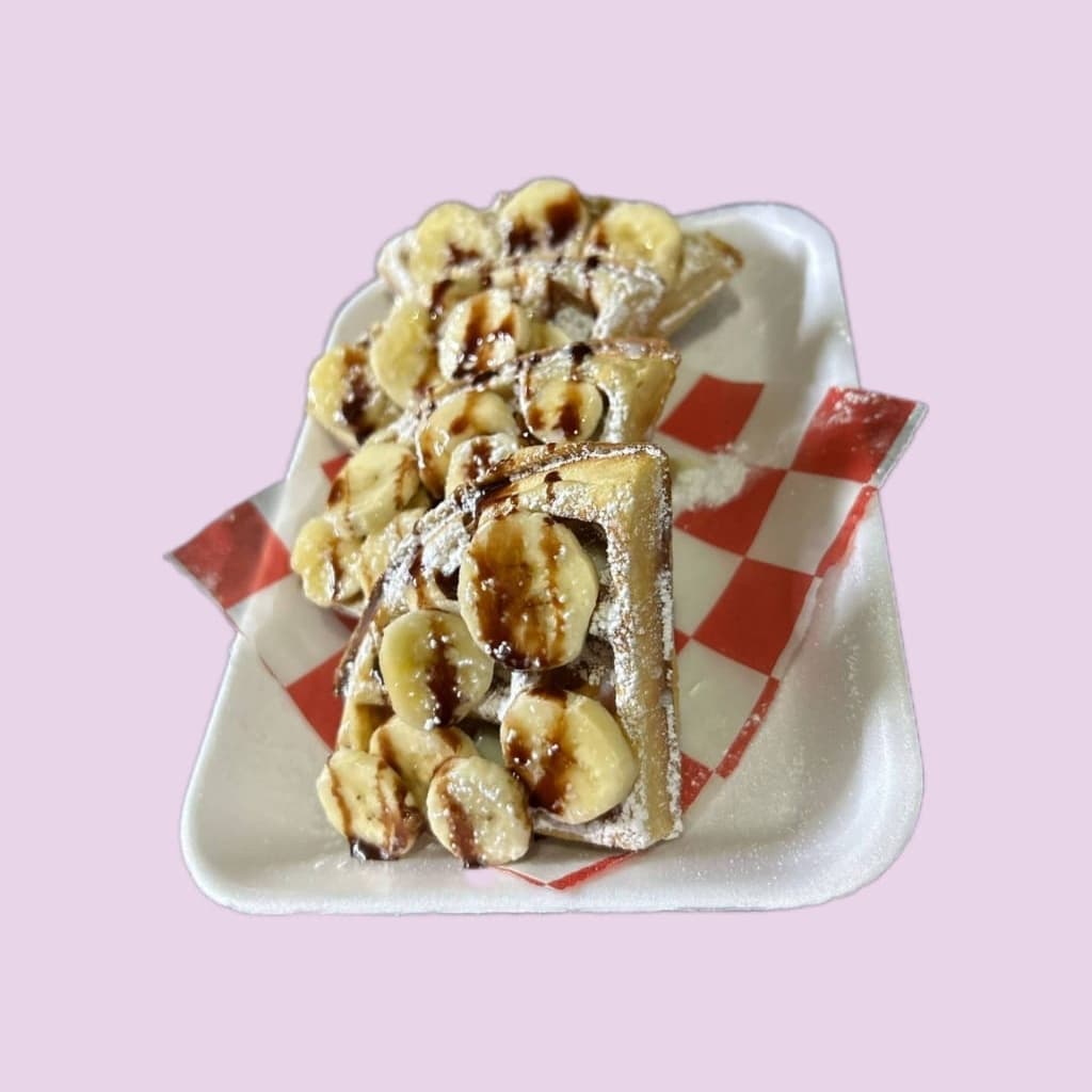 Waffle de Lechera con Platano