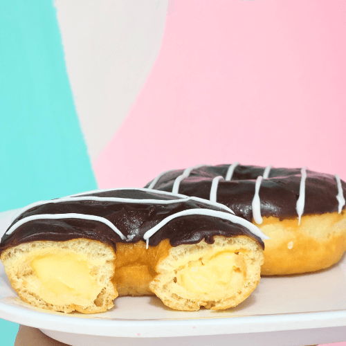 Boston Cream Filled Donut