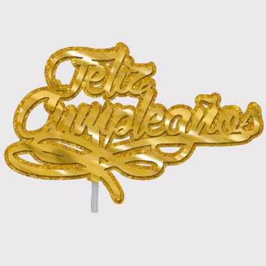 Cake Topper Feliz Cumpleaños 2