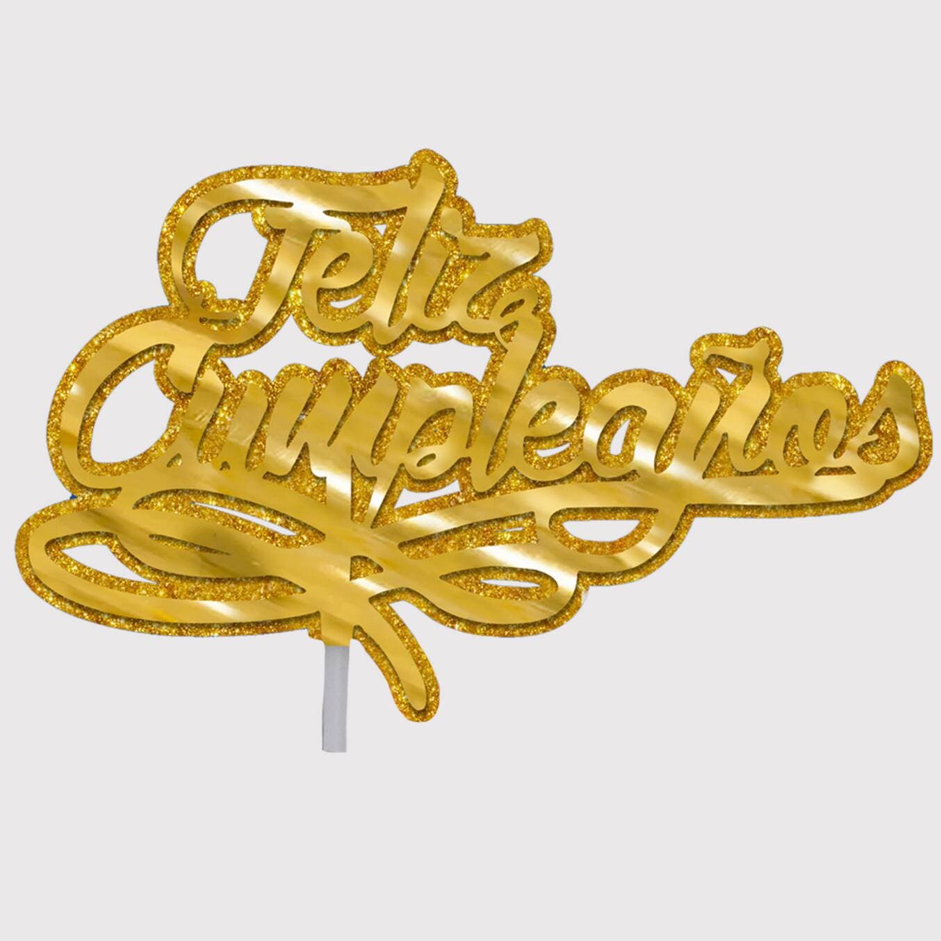 Cake Topper Feliz Cumpleaños 2