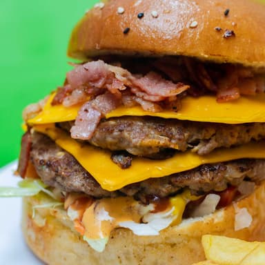 Hamburguesa con Tocino