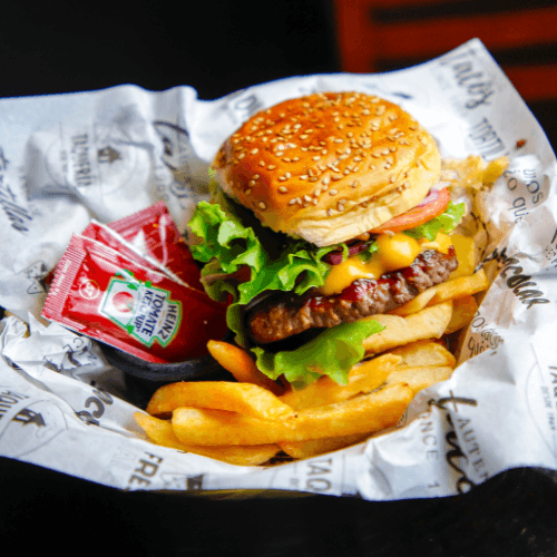 Hamburguesa de Res (paquete Niños)