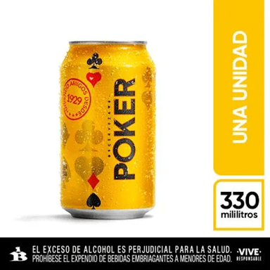 Cerveza Poker 330 ml
