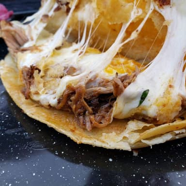 Taco con queso